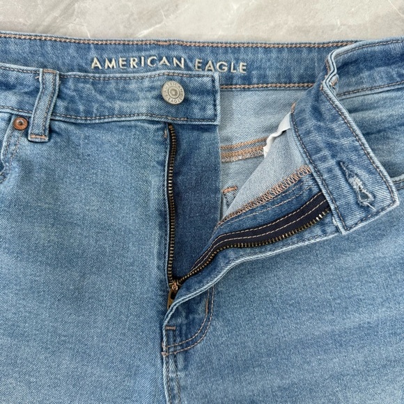 Women’s American Eagle Stretch Mom Short Denim Jean Shorts Plus Size 16 - Picture 5 of 14